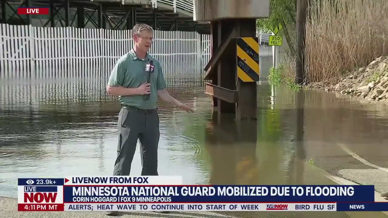 Minnesota national guard mobilized due to flooding