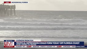 Possible tropical depression forming off FL coast