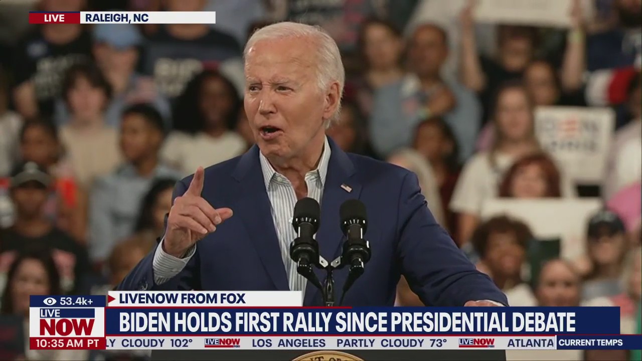 Biden's first comments about debate performance