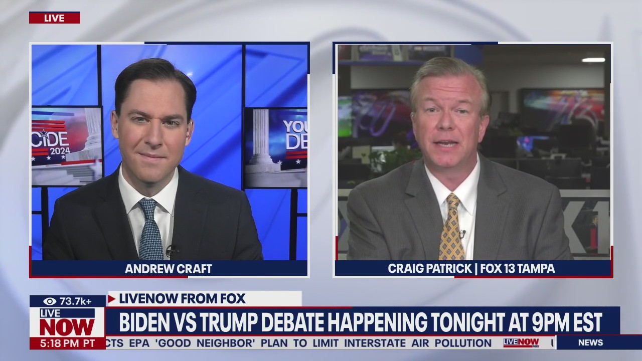 First 2024 presidential debate moments away | LiveNOW from FOX
