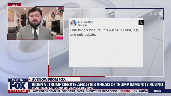 1st debate wraps ahead of Trump immunity ruling