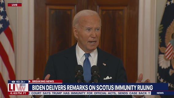 Biden responds to SCOTUS immunity ruling