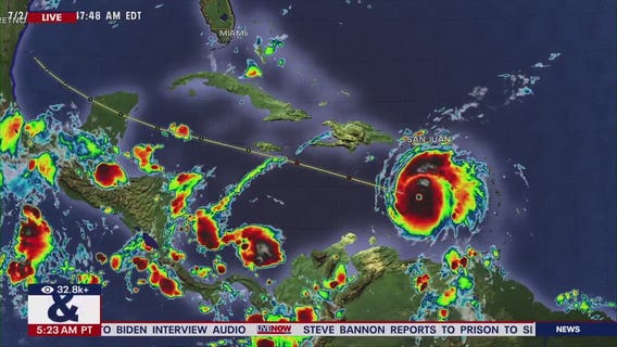 Grenada's prime minister gives Beryl update