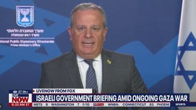 Israeli government briefing amid ongoing Gaza war