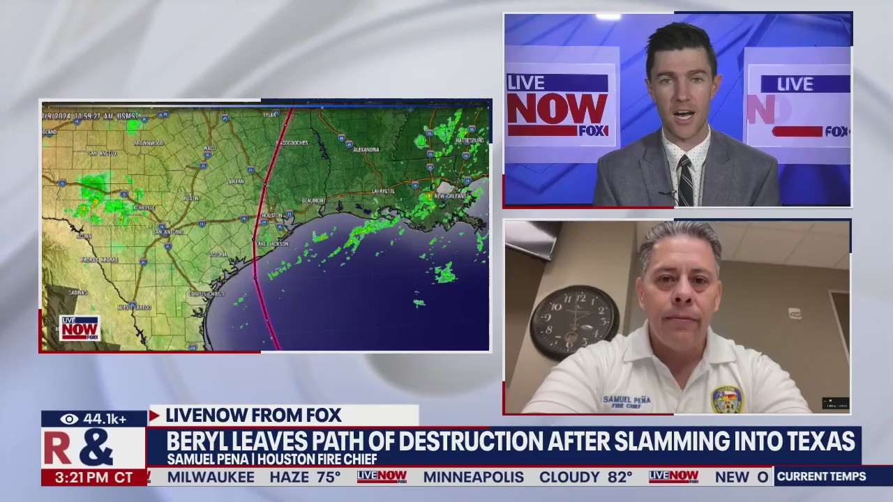 Beryl leaves millions of without power in Texas | LiveNOW from FOX