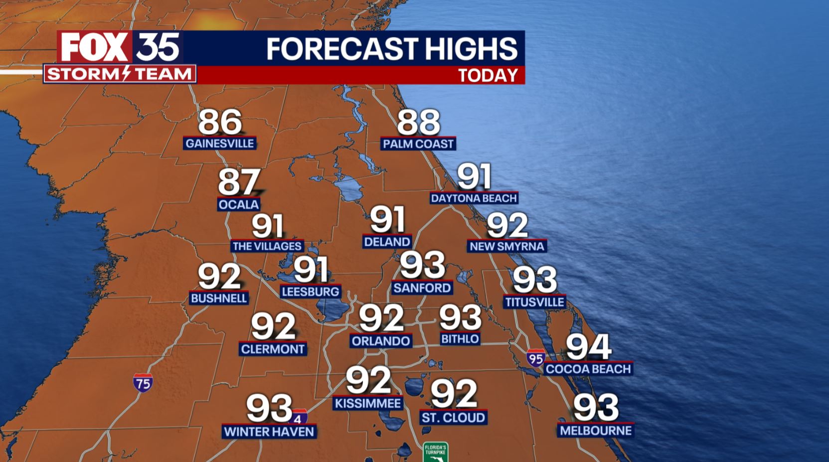 Weekend rain and storm chances on the rise | FOX 35 Orlando