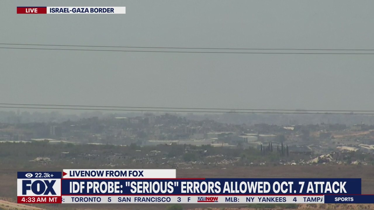 IDF probe: "Serious" errors allowed Oct. 7 attack