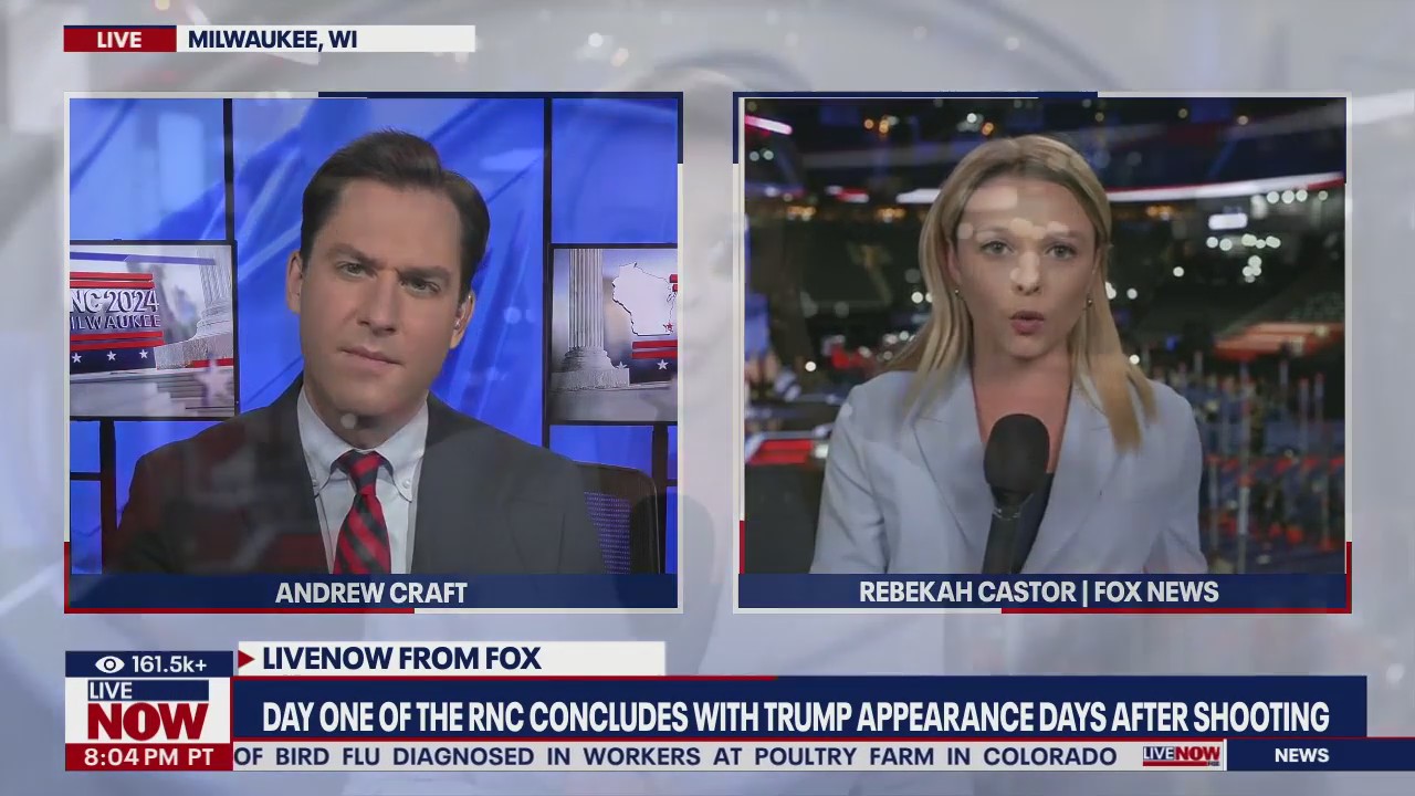 Trump appearance highlights RNC Day 1