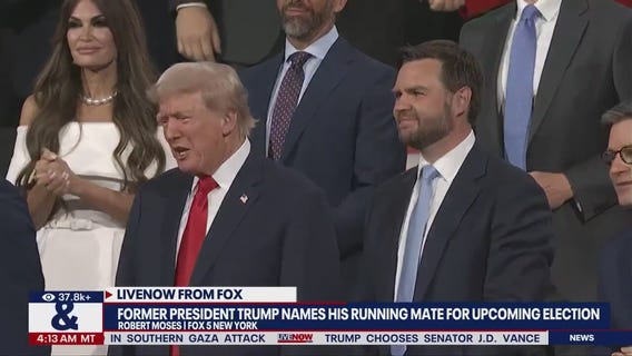 Trump announces running mate for upcoming election