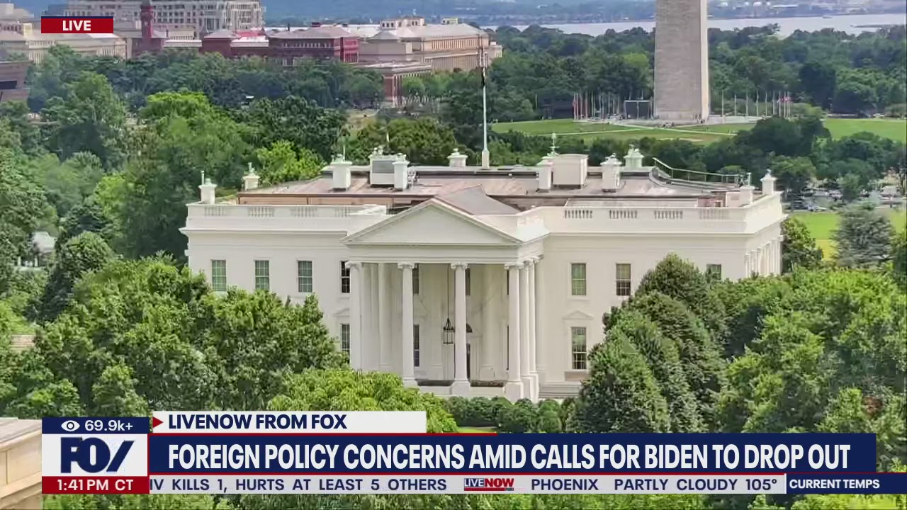 Foreign policy concerns amid calls for Biden to drop out