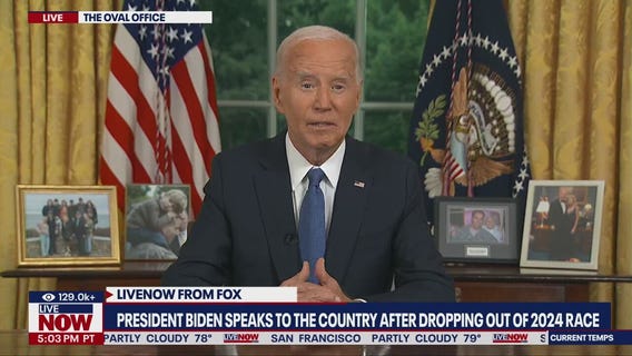 Biden addresses nation after dropping out