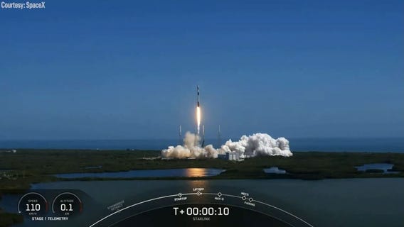 Watch again: SpaceX launches more satellites into space
