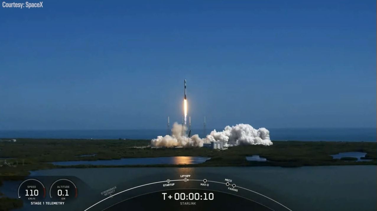 Watch again: SpaceX launches more satellites into space