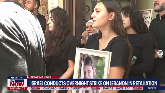 Israel conducts overnight strike on Lebanon