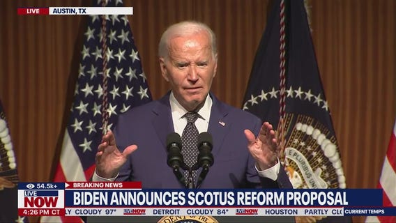 Biden announces his Supreme Court reform plans