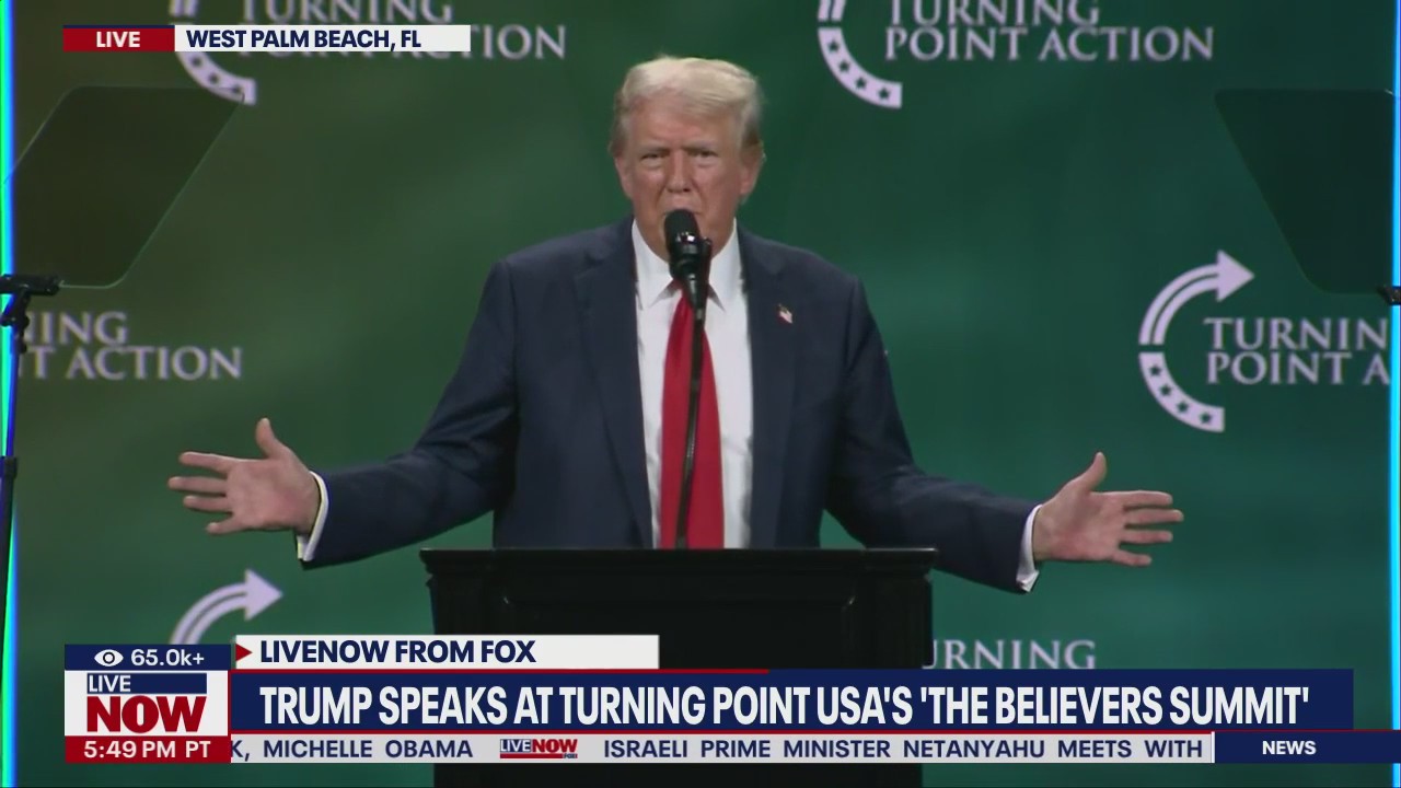Trump speaks at Turning Point USA event summit | LiveNOW from FOX