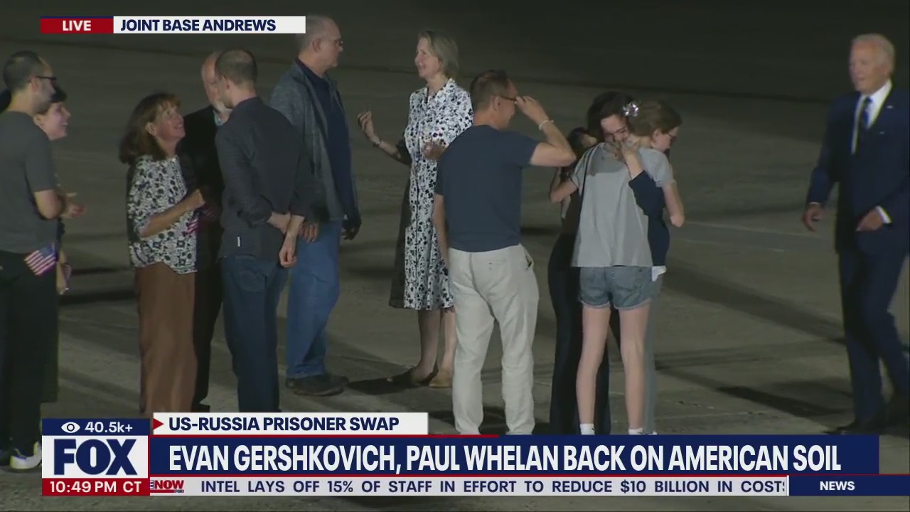 Americans freed in Russian swap return to US