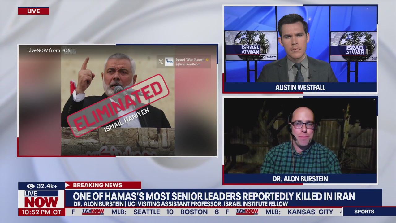 Senior Hamas leader Ismail Haniyeh assassinated