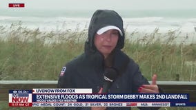 Tropical Storm Debby makes second landfall
