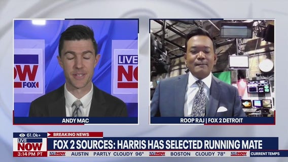 Harris has selected running mate, per report