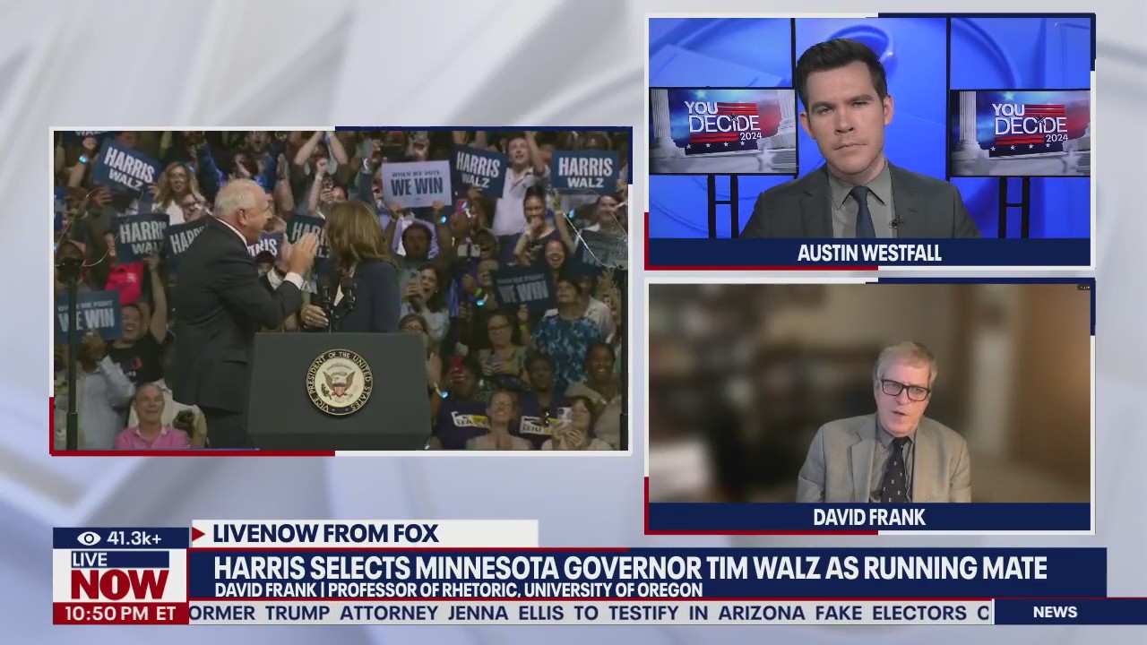 Analyzing Harris, Walz messaging in first rally