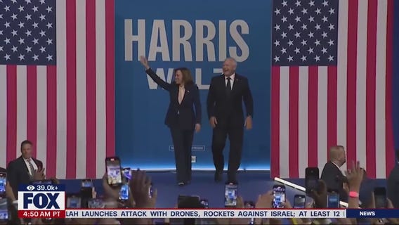 Harris and Walz kick off 2024 election campaign