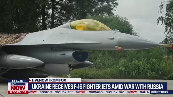 Ukraine receives F-16 fighters amid war with Russia