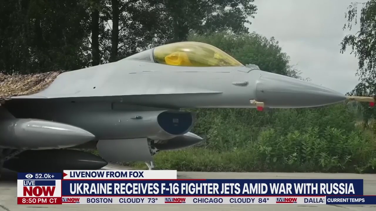 Ukraine receives F-16 fighters amid war with Russia