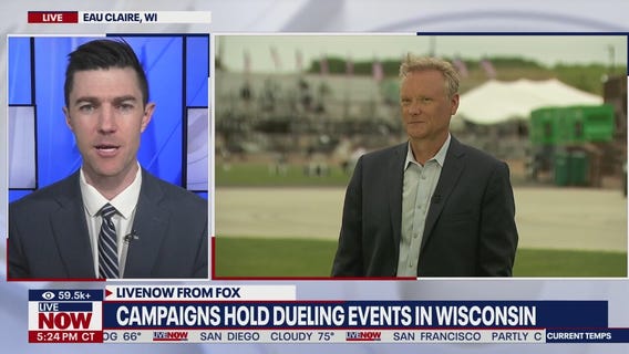 Trump, Harris hold dueling campaign events in WI