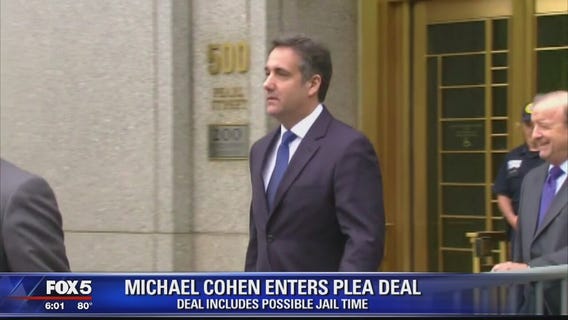 President Trump's former lawyer Michael Cohen pleads guilty in hush-money scheme