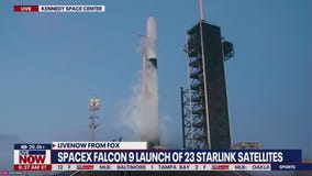 SpaceX morning launch of 23 Starlink satellites