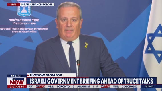 Israeli briefing amid ongoing war