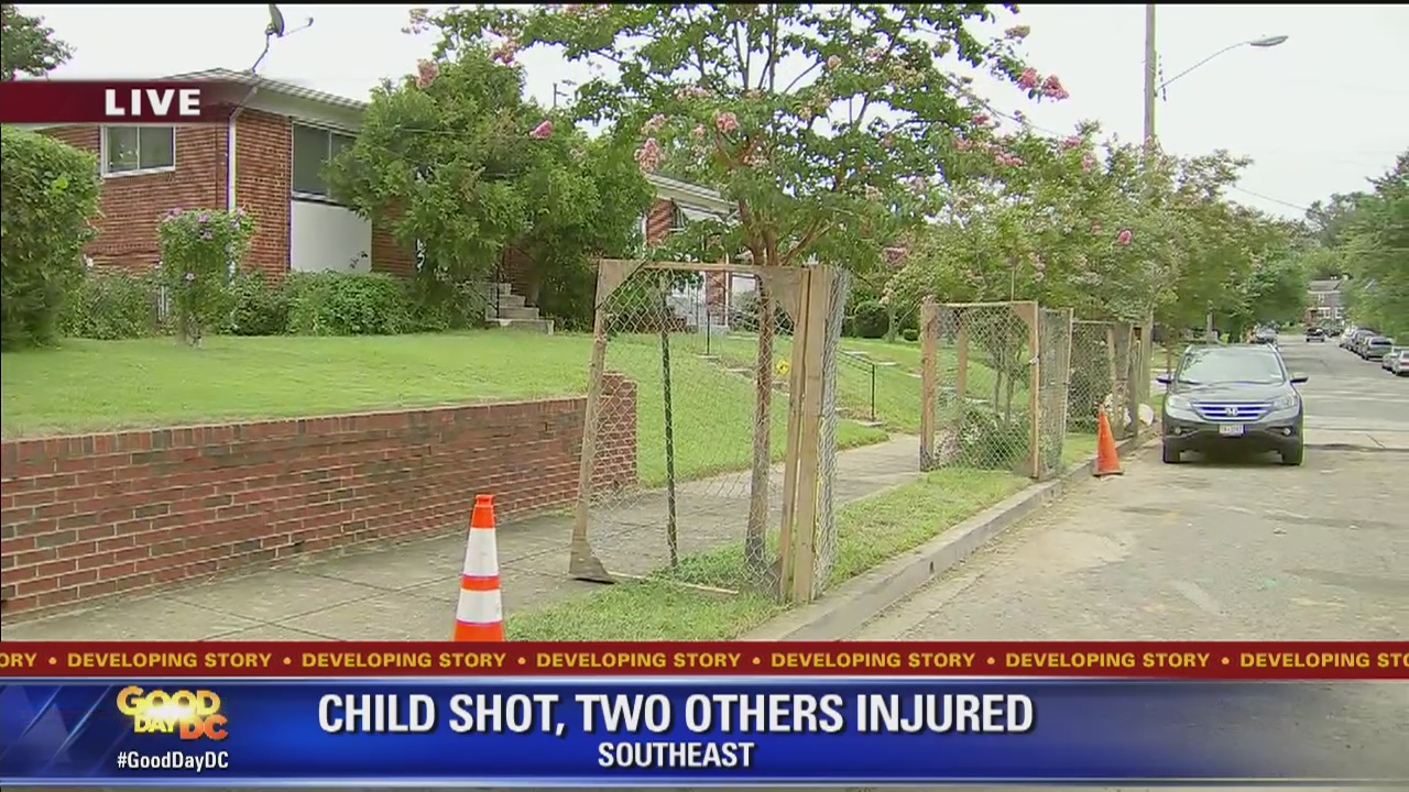 Child shot, two others injured in Southeast less than 1 mile from where 10-year-old Makiyah Wilson was shot