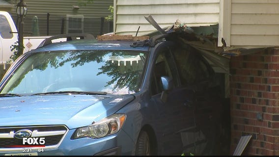 Suspected drunken driver slams into parked car that plows into Montgomery County home