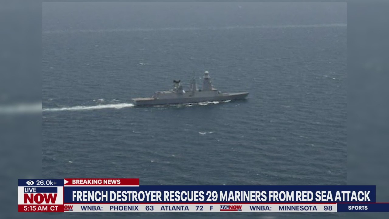 29 mariners rescued from Red Sea attack