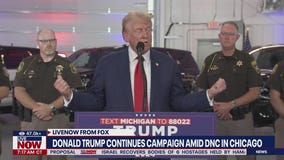 Trump continues campaign amid DNC