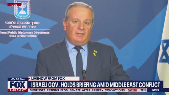 Israeli briefing amid ongoing war