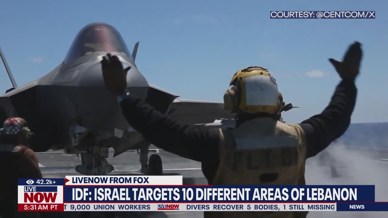 IDF: Israel targets 10 different areas of Lebanon