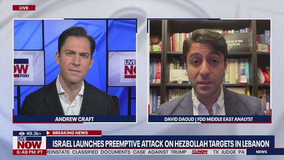 Israel launches attack on Hezbollah targets