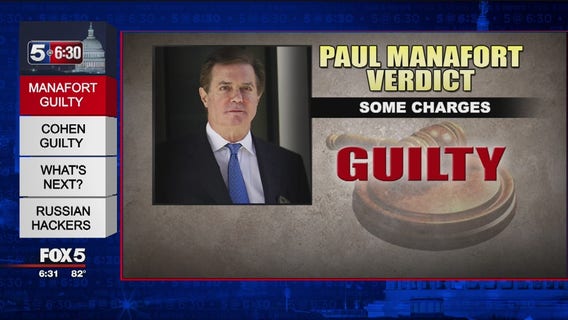 Paul Manafort found guilty of 8 charges