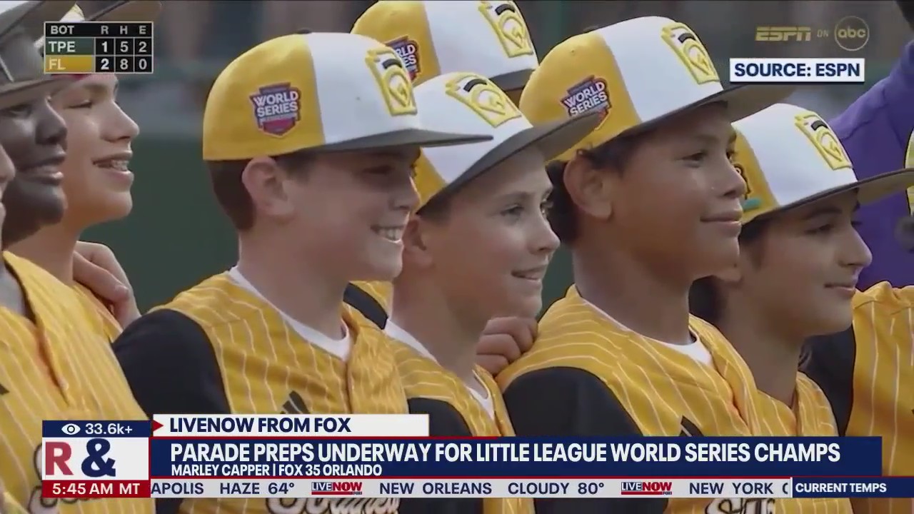 Parade prep underway for Little League champions