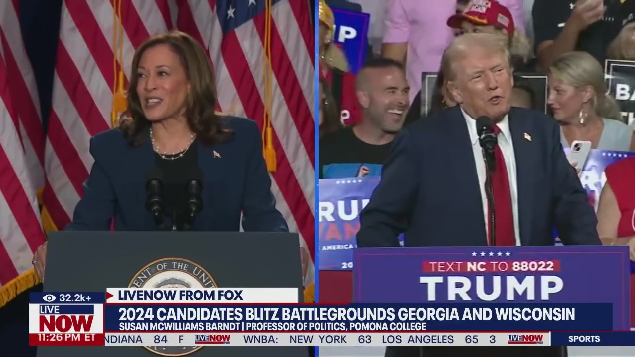 2024 candidates blitz battleground states