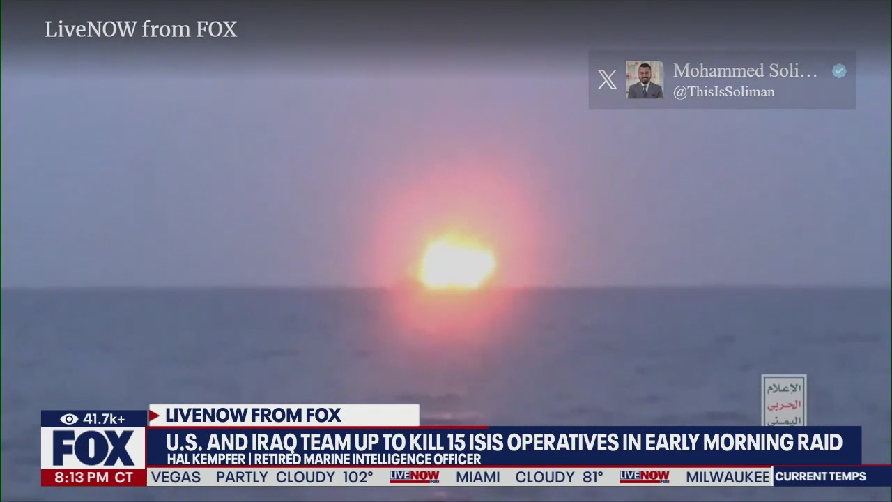 US, Iraq target ISIS, kill 15 operatives in joint raid