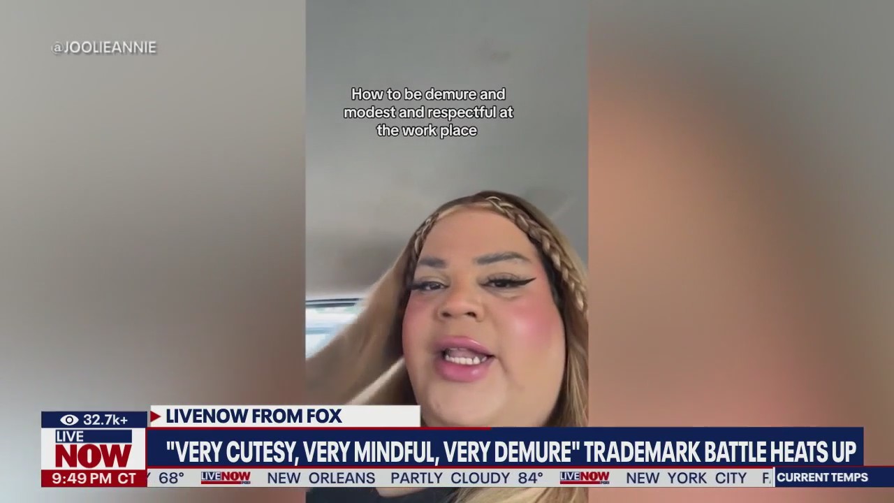 Trademark battle over "Very demure, very mindful"