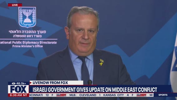 Israeli government update on Middle East conflict