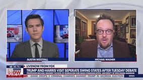 Trump, Harris visit swing states after debate