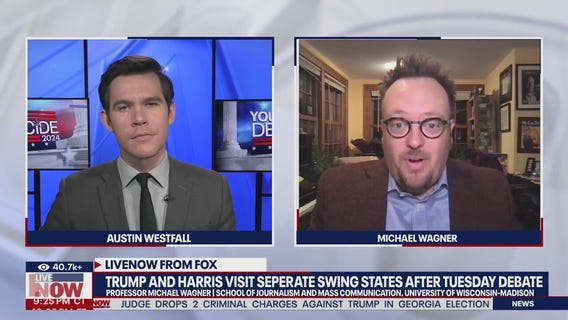 Trump, Harris visit swing states after debate