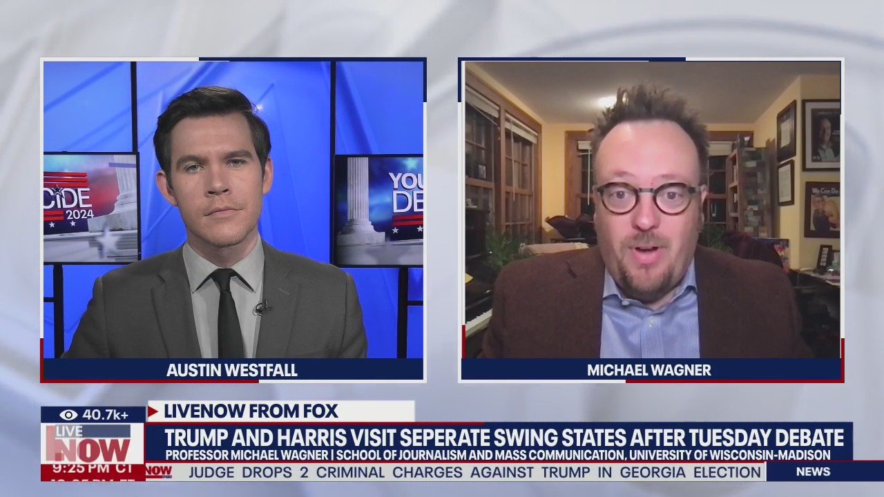 Trump, Harris visit swing states after debate