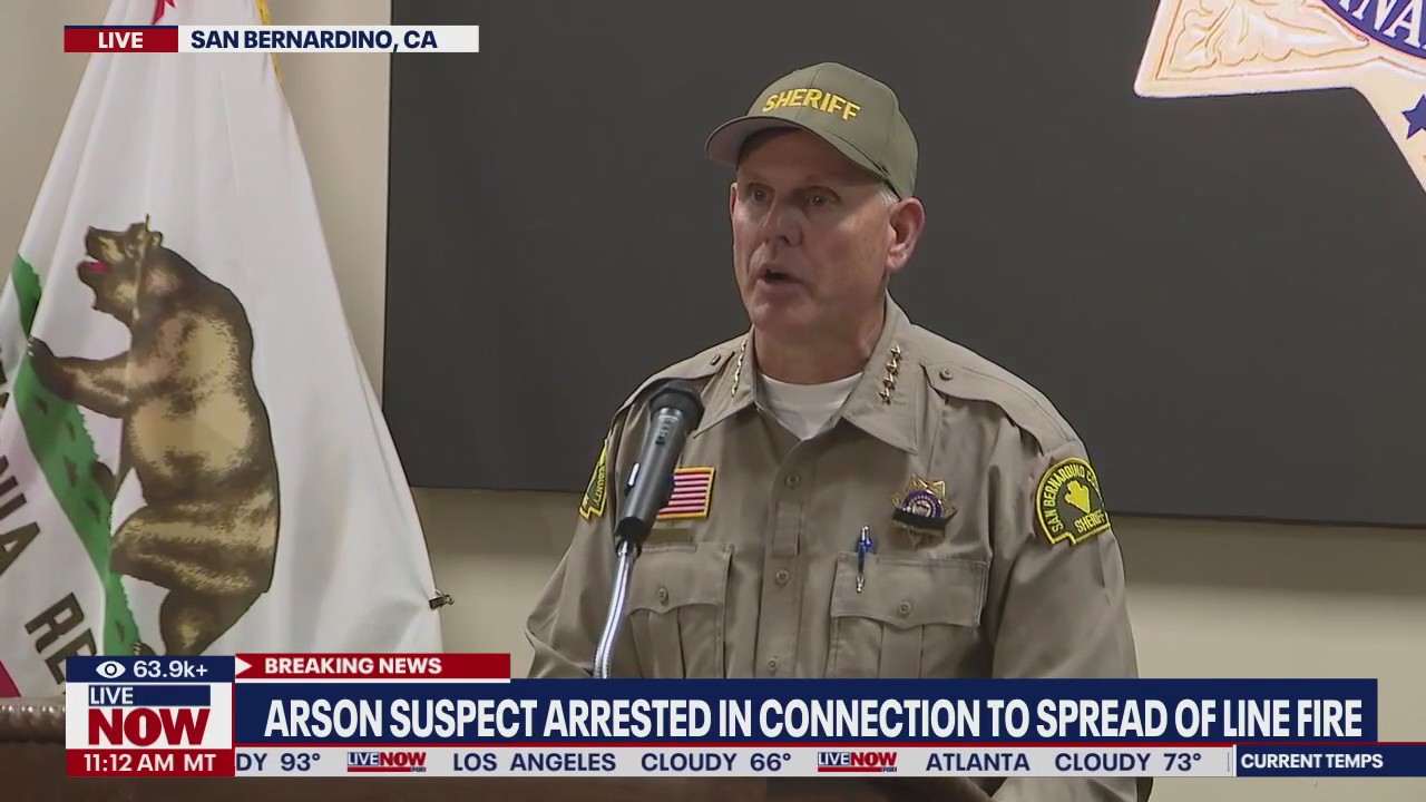 CA arson suspect arrested in connection to line-fire | LiveNOW from FOX