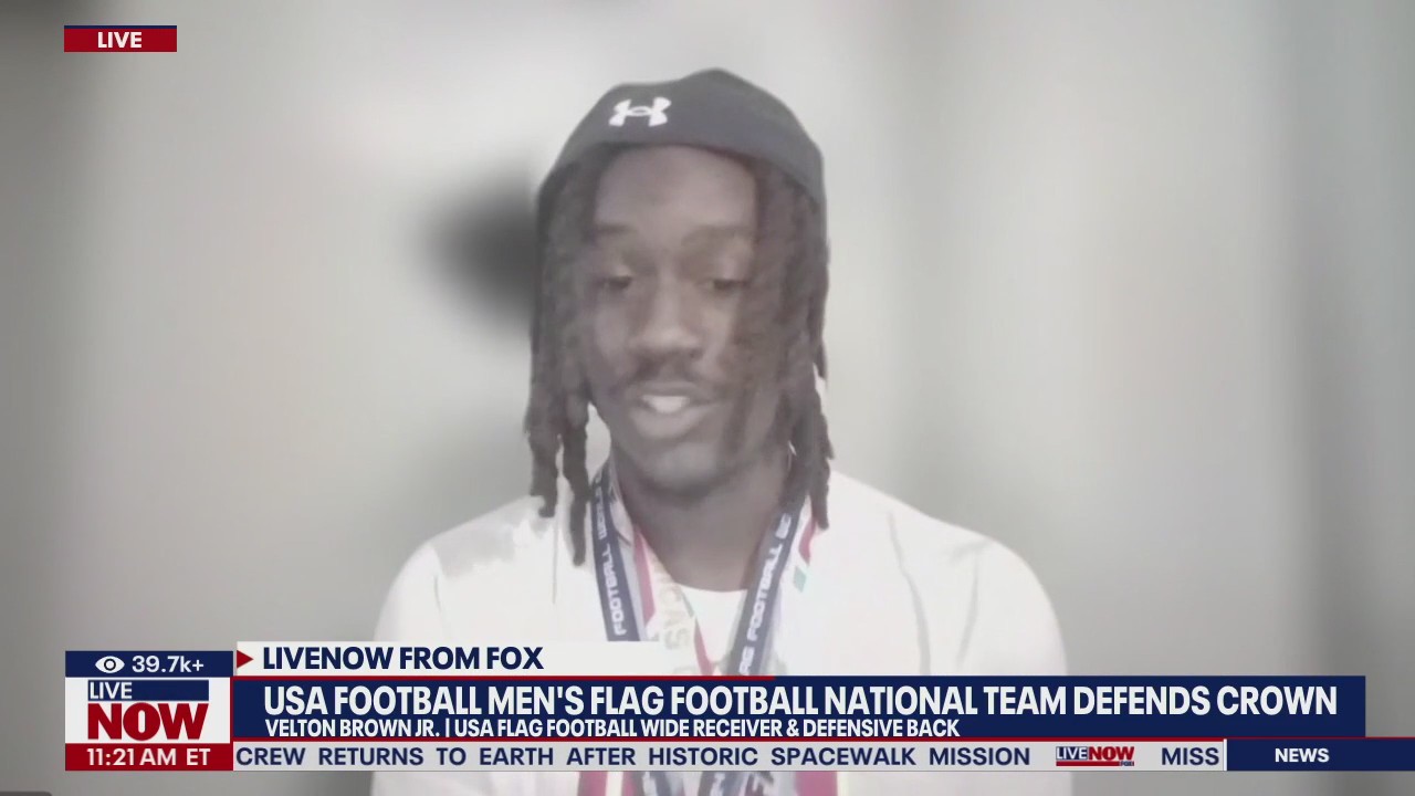 U.S. Men's Flag Football player joins LiveNOW